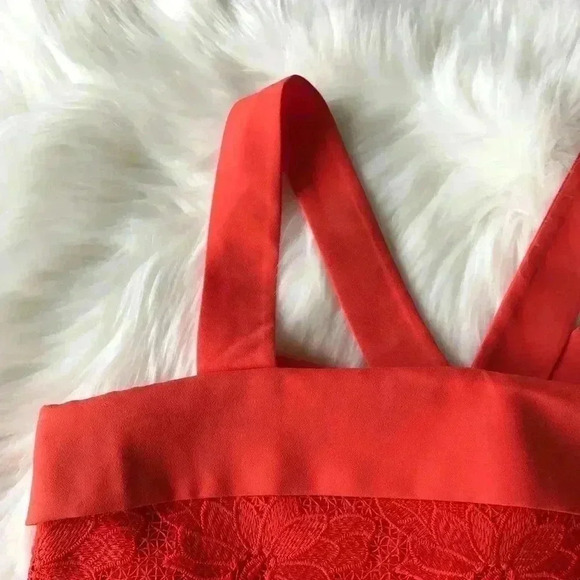 Banana Republic Dress Back Bow Floral Dress Sz 2 - Picture 4 of 7